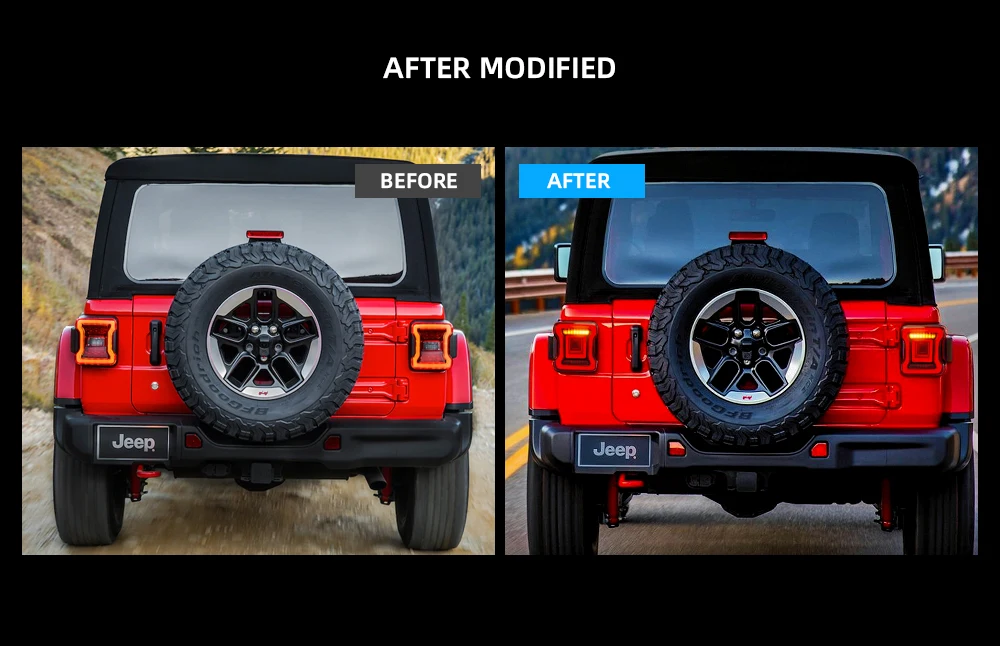 Vland заводские автомобильные аксессуары задний фонарь для Jeep Wrangler-up полный светодиодный сигнал поворота с последовательным индикатором