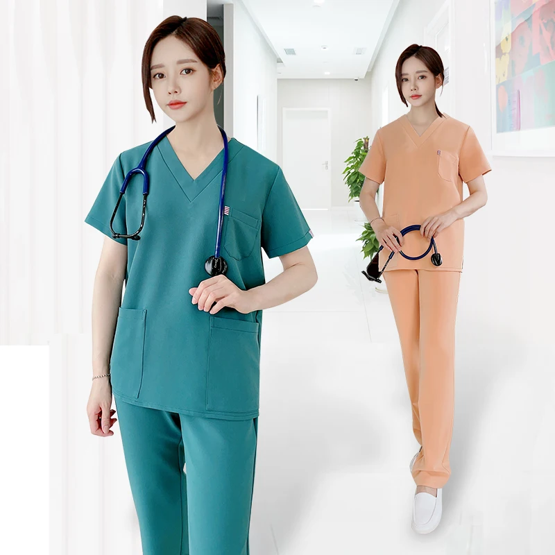 Стоматологическая клиника Женский персонал с V-образным вырезом униформа