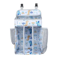 baby hanging storage bag cartoon dinosaur baby essentials diapers baby childrens crib baby product storage bag