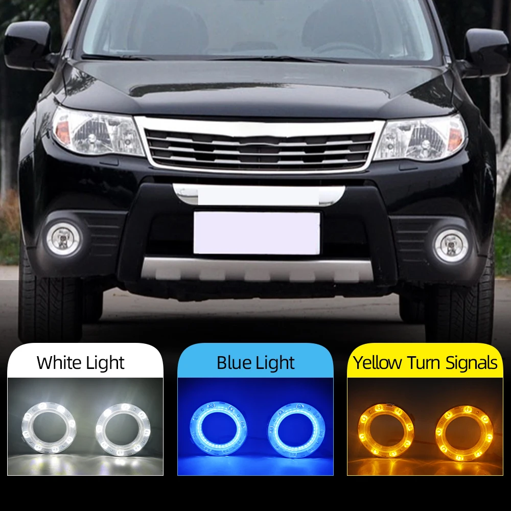 Автомобильная проблесковая 1 Набор для Subaru Forester 2009 2010 2011 2012 дневные ходовые огни