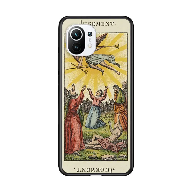

Tarot Cards Reading for Xiaomi Mi 11 10T Note 10 Ultra 5G 9 9T SE 8 A3 A2 A1 6X Pro Play F1 Lite 5G Black Phone Case