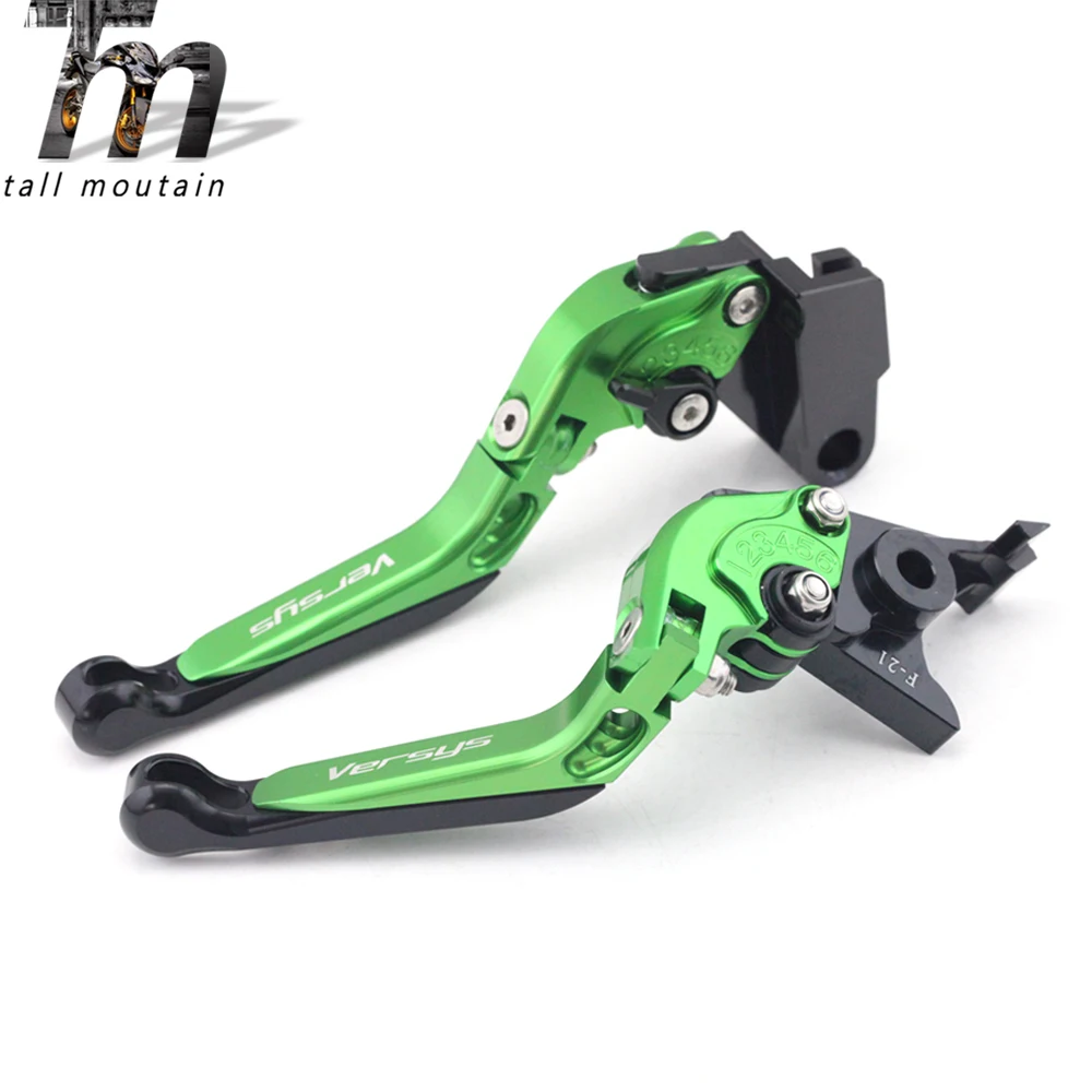 Рычаг тормозного сцепления для KAWASAKI KLE 650 Versys KLZ 1000 2015-2018 16 17 зеленая мотоциклетная