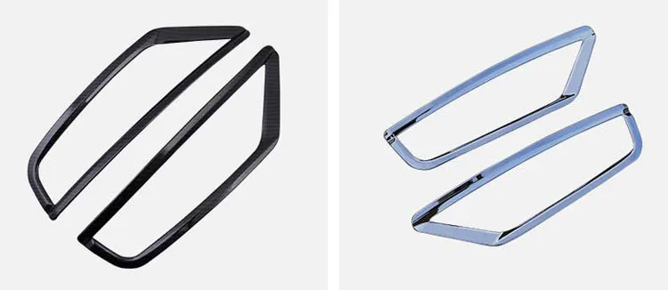 Автомобильный Стайлинг хромированная лампа заднего противотуманного фонаря