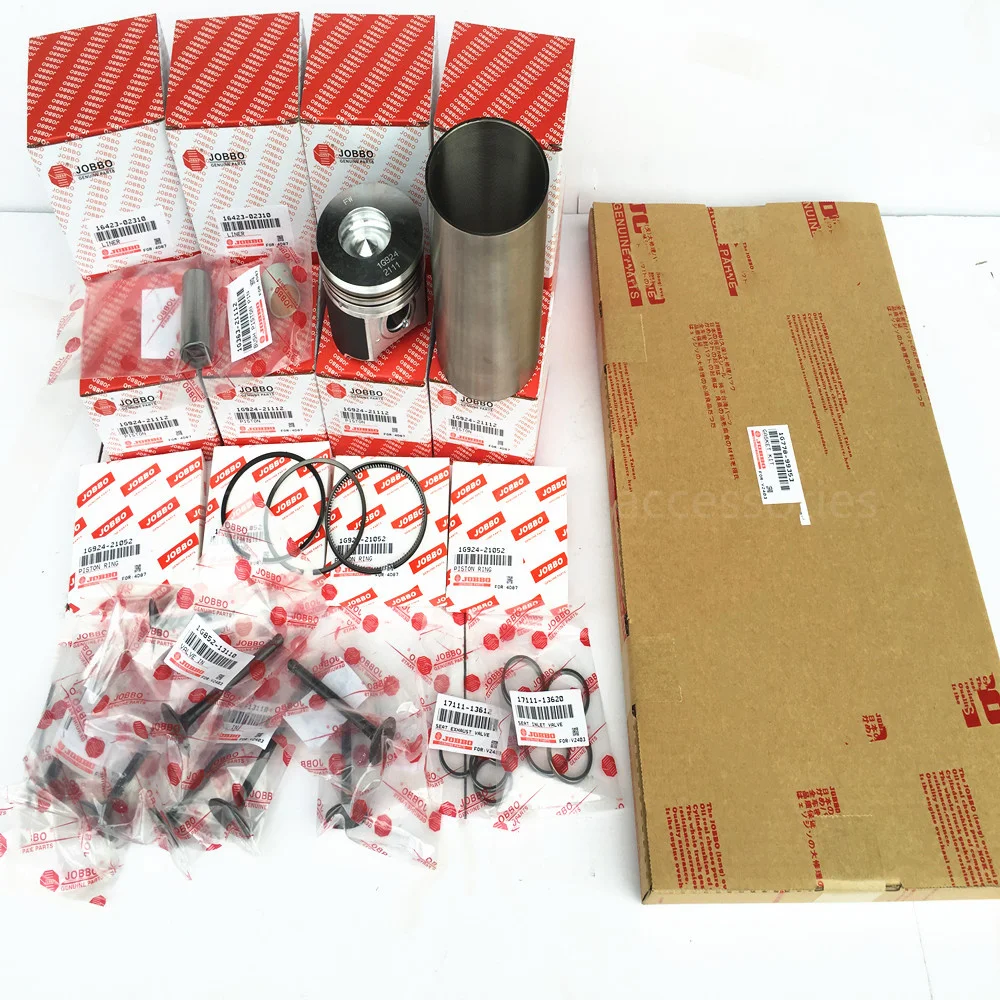 

4D87 V1505 V1505T piston ring set for For kubota KX71H Komatsu 56-7 engine repair piston set 1G924-2111 16060-21114 excavator