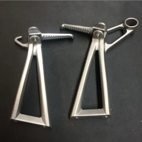 

Silver Passenger Foot Pegs Footrest For Yamaha YZF R6 2003 2004 2005 YZF R6S 2006 2007 2008 2009 2010 Motorcycle