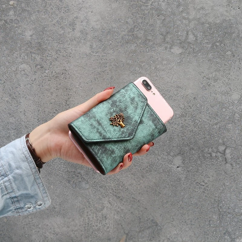 

Women's Wallet Short Women Coin Purse Fashion Wallets For Woman Card Holder Small Ladies Wallet Female Hasp Mini Clutch Girl #15