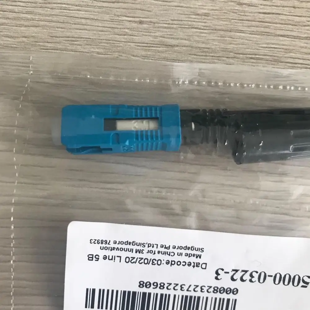 Good Quality 3M SC/UPC Pre-embedded optic fiber quick connector SC SM NPFG 8802-TLC/3 Fast Connector