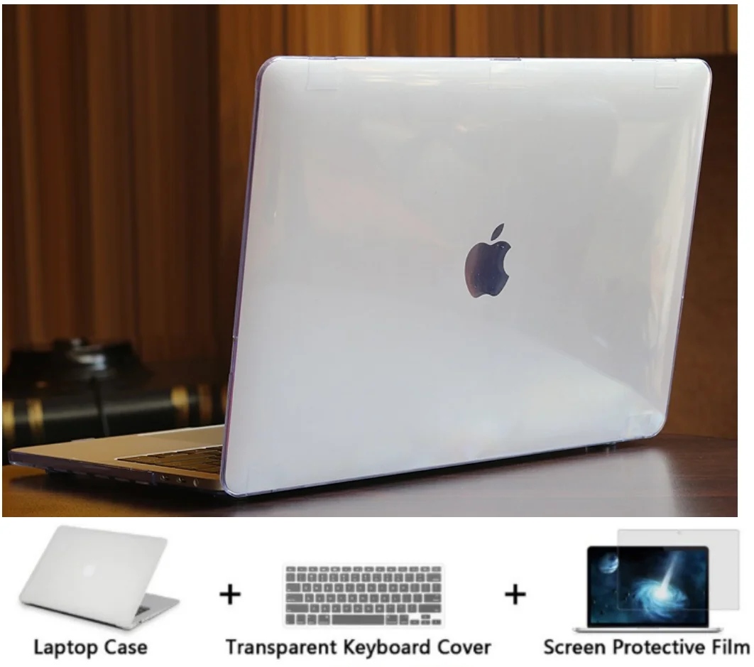 Чехол 3 в 1 для Macbook Air 13 A1466 A1369 Touch ID A1932 bar pro retina 11 12 15 дюймов A1706 1708 A1989 A2159 A1502|Сумки и
