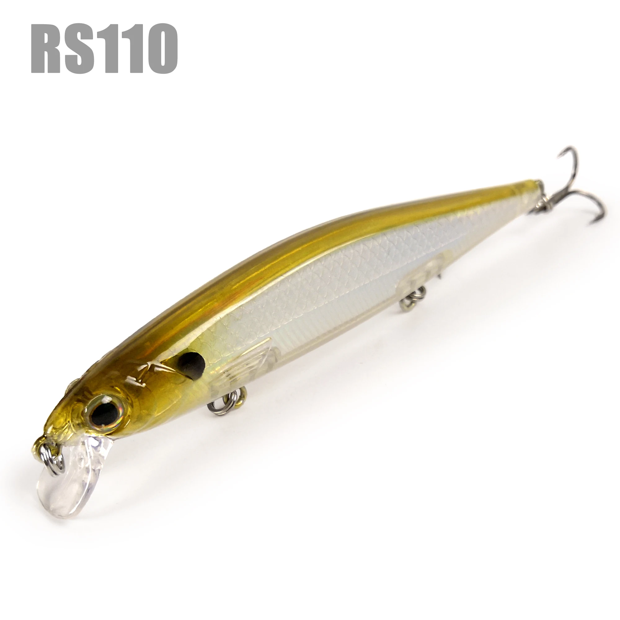 Рыболовная приманка медленно тонущий Джеркбейт гольян 110 мм/12 5 г жесткая