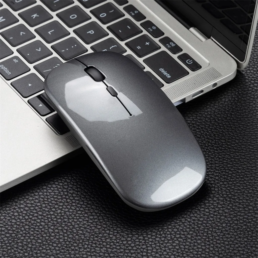 USB оптическая беспроводная компьютерная мышь 2,4 ГГц Беспроводная оптическая USB игровая мышь 1600 dpi перезаряжаемая Бесшумная мышь для ПК мышь