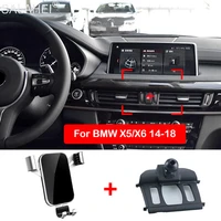 car phone holder for bmw x5 x6 2015 2016 2017 2018 air vent mount cell stand support cover car accessories mobile phone holder