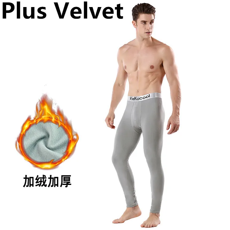 

Winter Men's Underwears Men Warmer Thermal Long Johns Pants Cotton Bottoms Underwear Underpants Thermal Underwear Tops