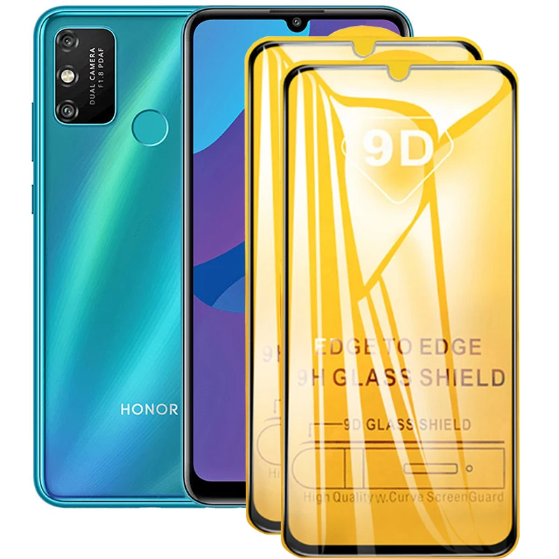 

2 шт./лот Honor Play 9A полное покрытие закаленное стекло для Huawei Honor Play 9 a play9 a play9a 6,3 ''Защитная пленка для экрана
