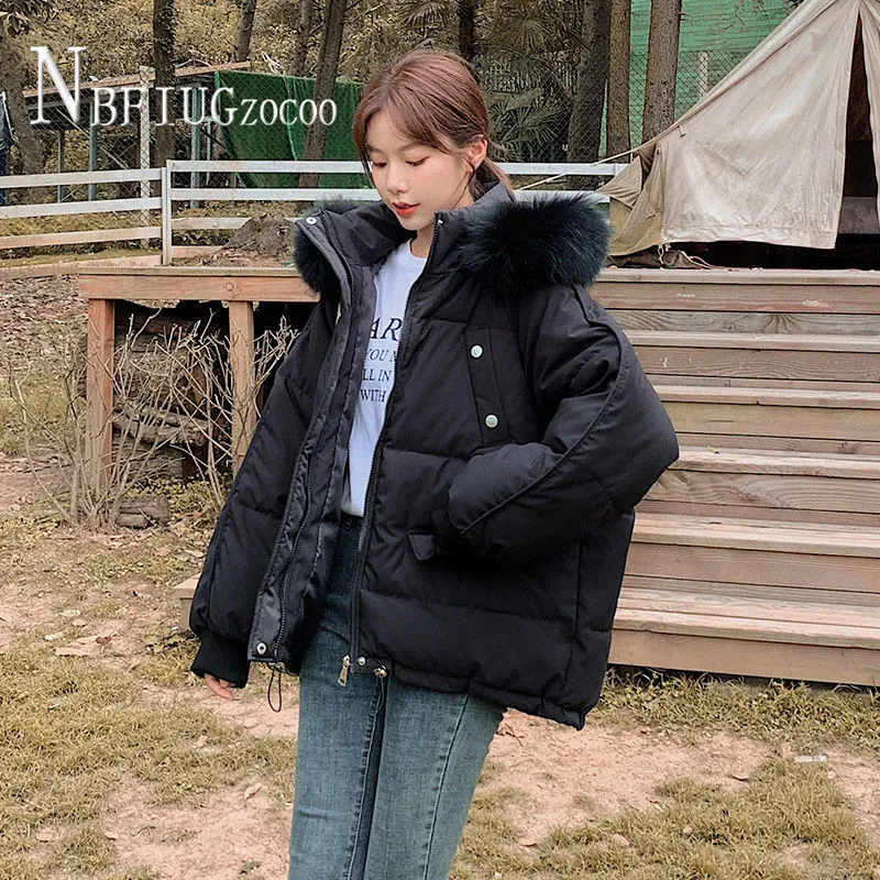 

Модная базовая хлопковая куртка, теплые плотные однотонные зимние пальто