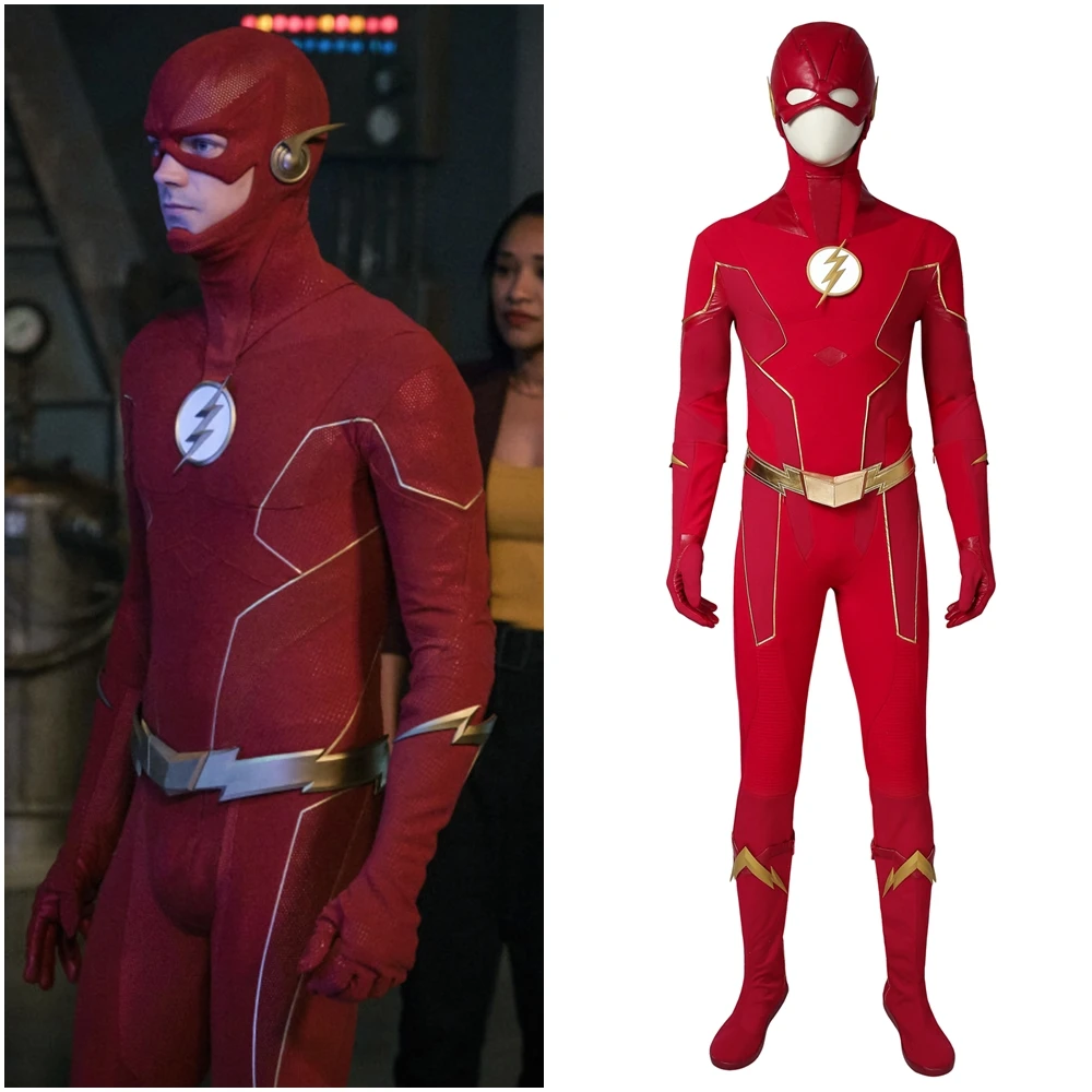 Флэш-костюм для косплея Barry Allen The Flash сезон 6