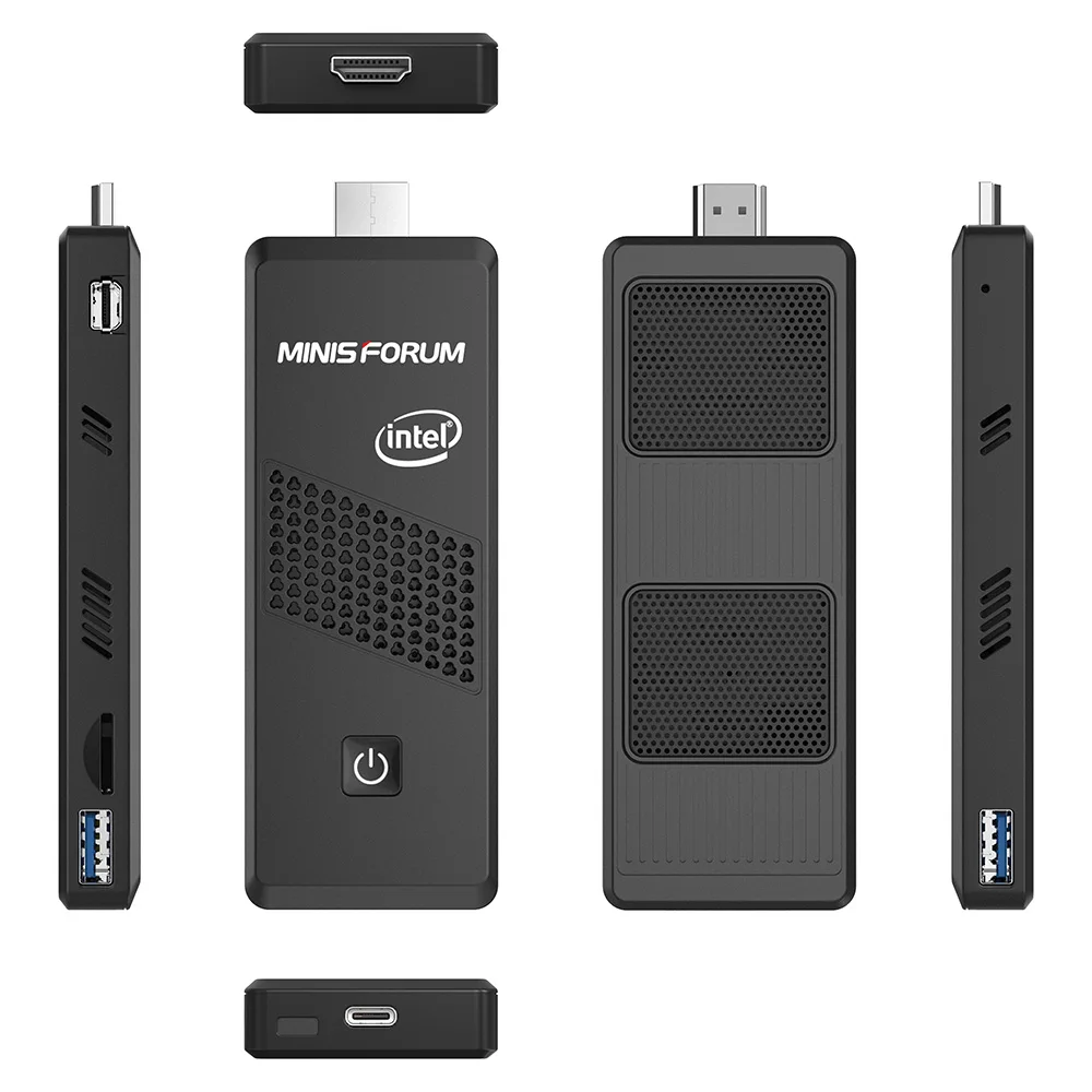 S40 Windows10 Мини ПК DDR4 4 Гб 64 ТВ-флешка HDMI 2 4G/5G WiFi BT5.0 4K медиаплеер компьютер-флешка