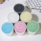 200 шт. острые круглые спиральные ватные палочки, палочки для ушей, косметика, чистящие палочки, детские ватные палочки, деревянные палочки, мягкие, для здоровья и красоты