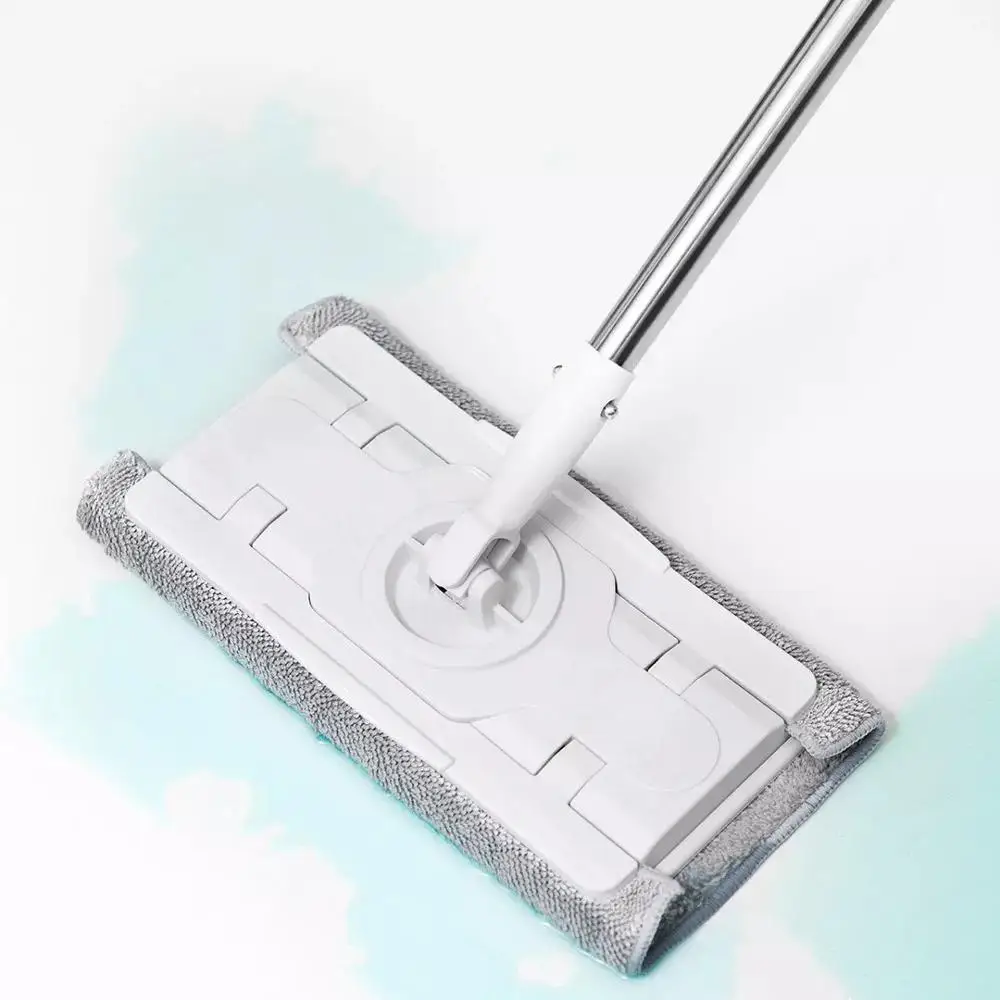 Xiaomi Mijia микроволоконная Швабра для пола заменяемая без ручной стирки плоская