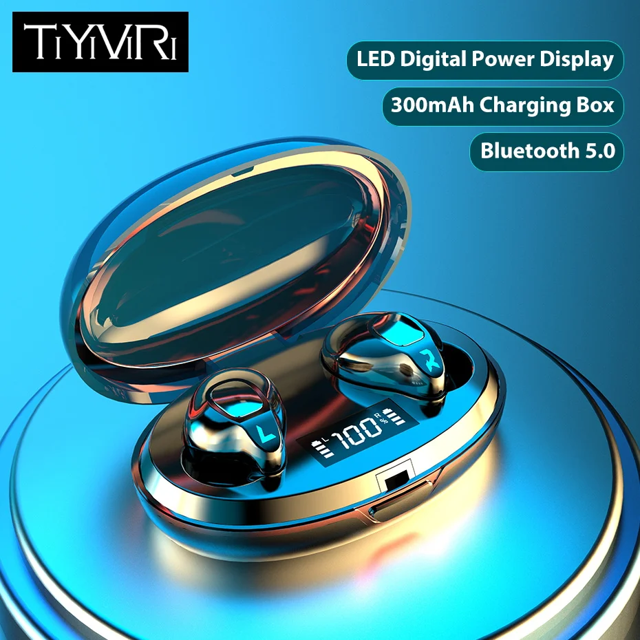 Tws Bluetooth 5 0 беспроводные наушники в ухо с микрофоном спортивные мини