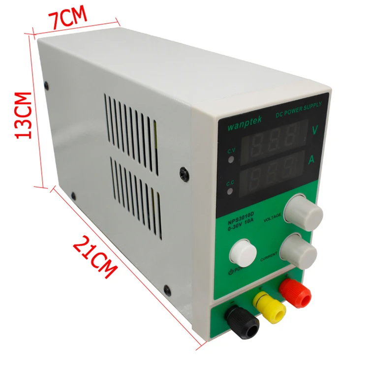 

Wanptek NPS3010D миниатюрный Регулируемый импульсный источник питания постоянного тока 0-30 в 0-10 А цифровой регулятор напряжения лабораторный источник питания 3-значный