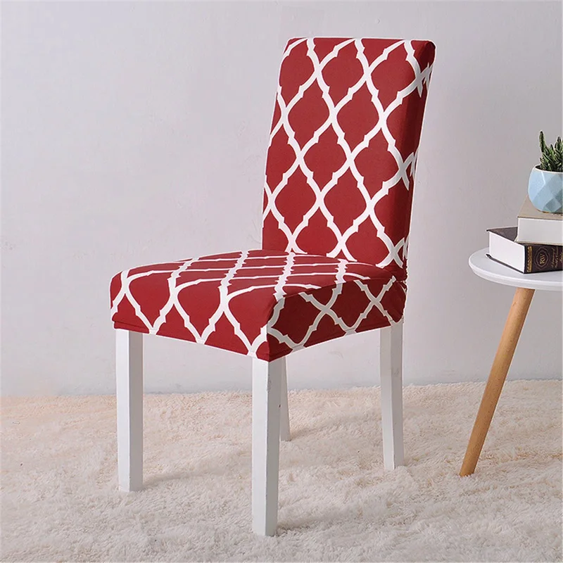 Wind Plaid Клетчатый чехол для кресла спандекс эластичный чехол современный чехол для сидений на кухне чехлы на кресла стрейч для банкета - Цвет: Wind Plaid
