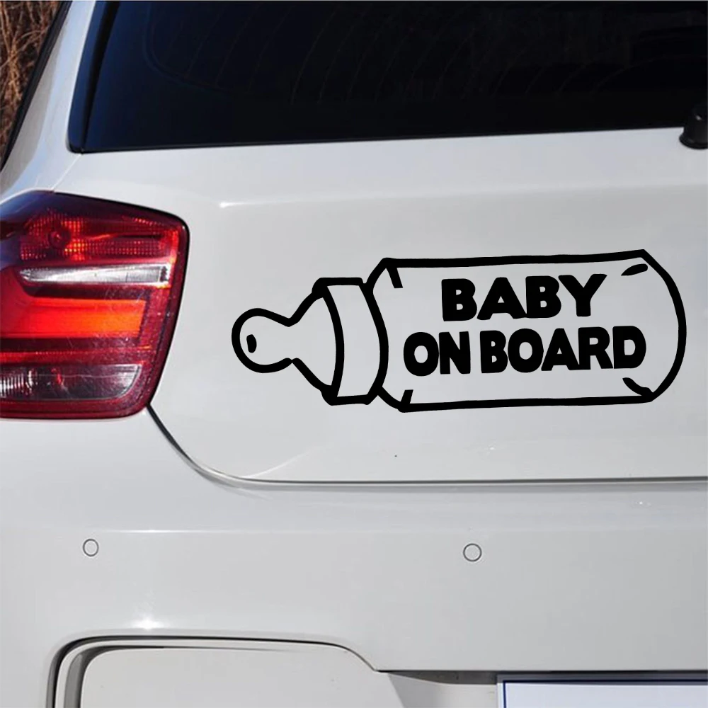 Симпатичная детская Автомобильная наклейка Виниловая для зеркала заднего вида