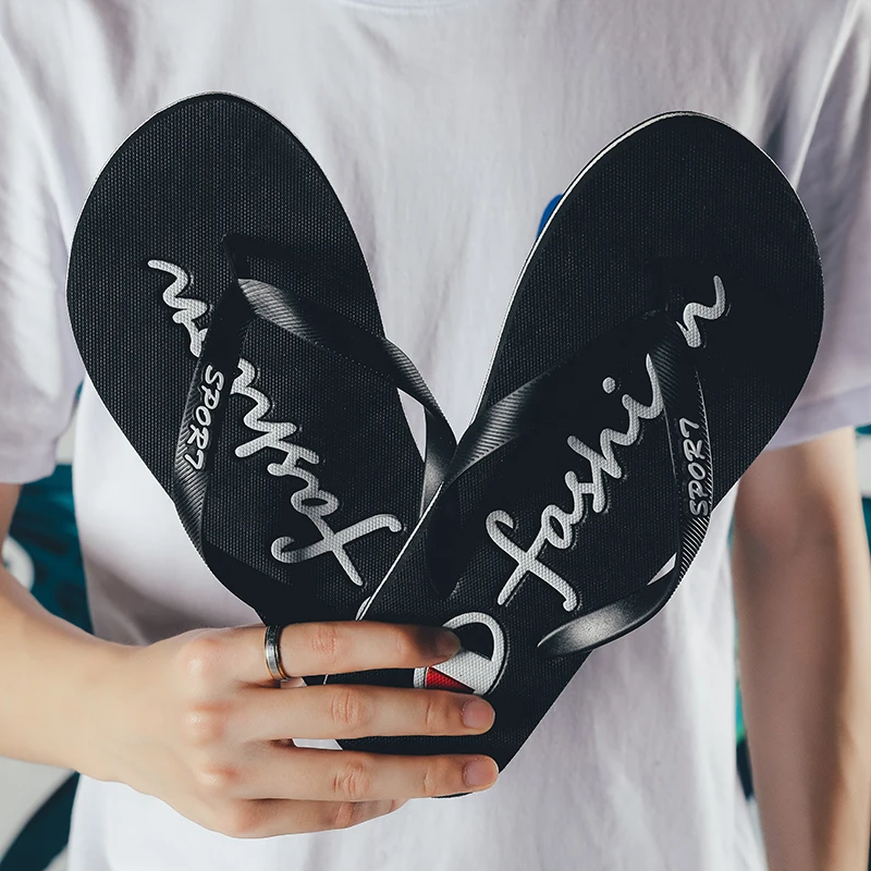 

2021 Summer Men Flip Flops Bathroom Slippers Men Casual EVA Shoes Fashion Summer Beach Sandals