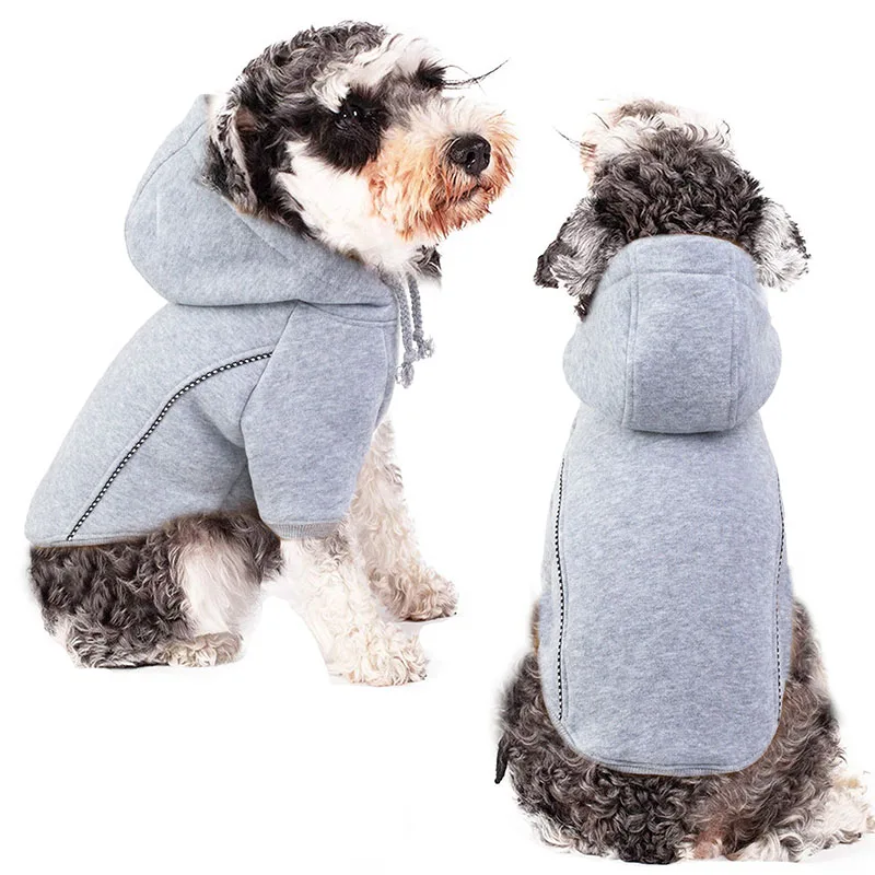 Толстовка с капюшоном для собак зимняя одежда толстовка французским бульдогом