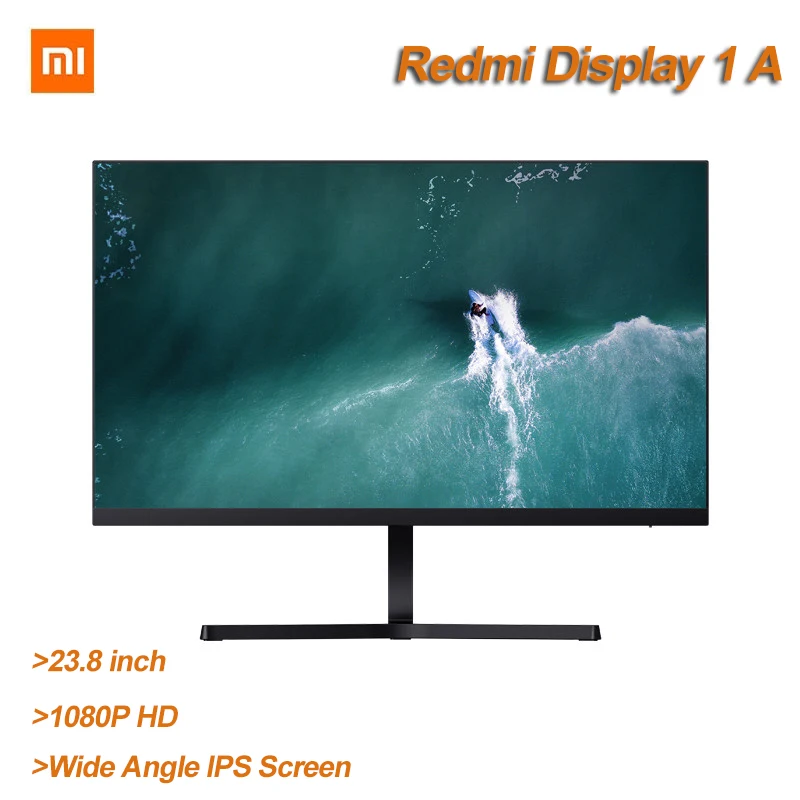 Монитор Xiaomi Redmi 23 8 &quotFHD 1080P IPS панель 178 ° большой угол обзора многоинтерфейс 1920 ×