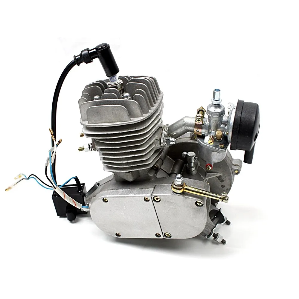 50cc 2 тактный велосипед с двигателем на Газу бензин черный двигатель воздушным