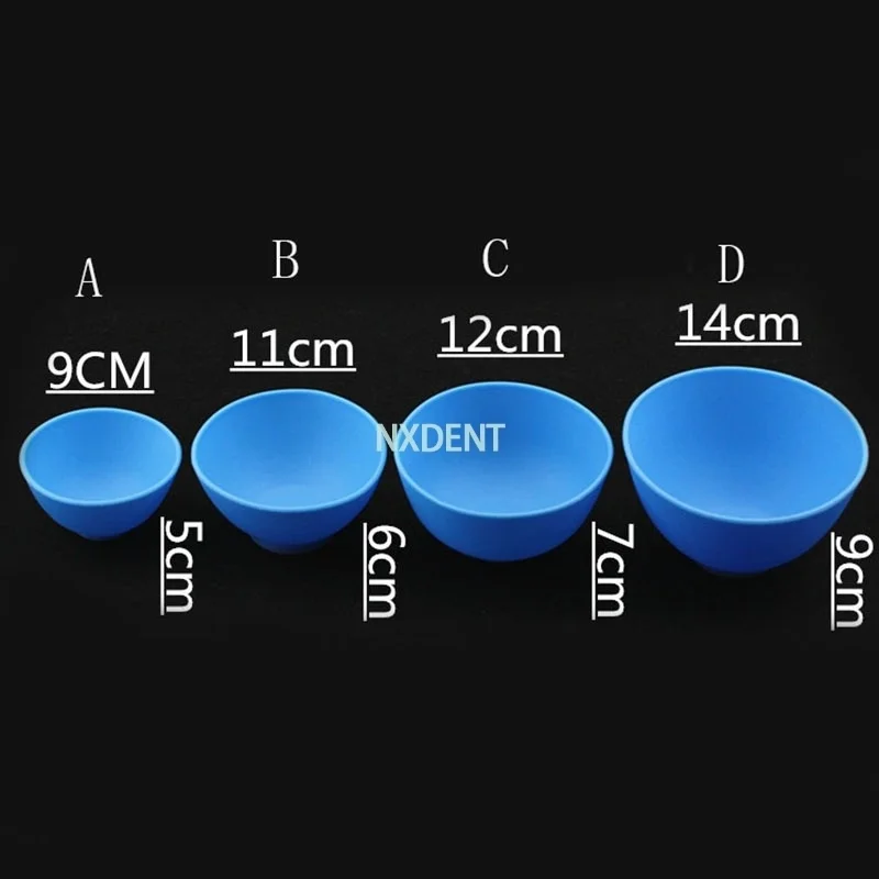 1pcs Dental Rubber Mixing Bowl Plastic Flexible Medical Lab Silicon Bowl For Oral Hygiene Dentistry Tools Dental Supplies delian one step desensitizer dental medical product caries prevention and oral hygiene desensitizing prevents hypersensitivity