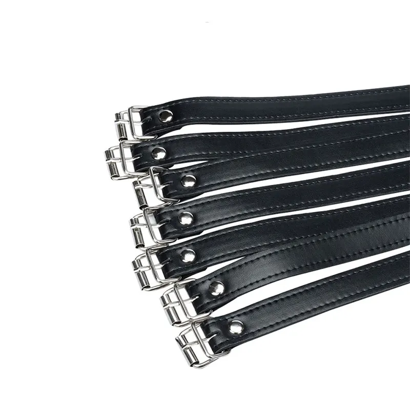 7 шт./компл. БДСМ бондаж кожаный ремень Мягкая Веревка флирт секс-игрушки для пар