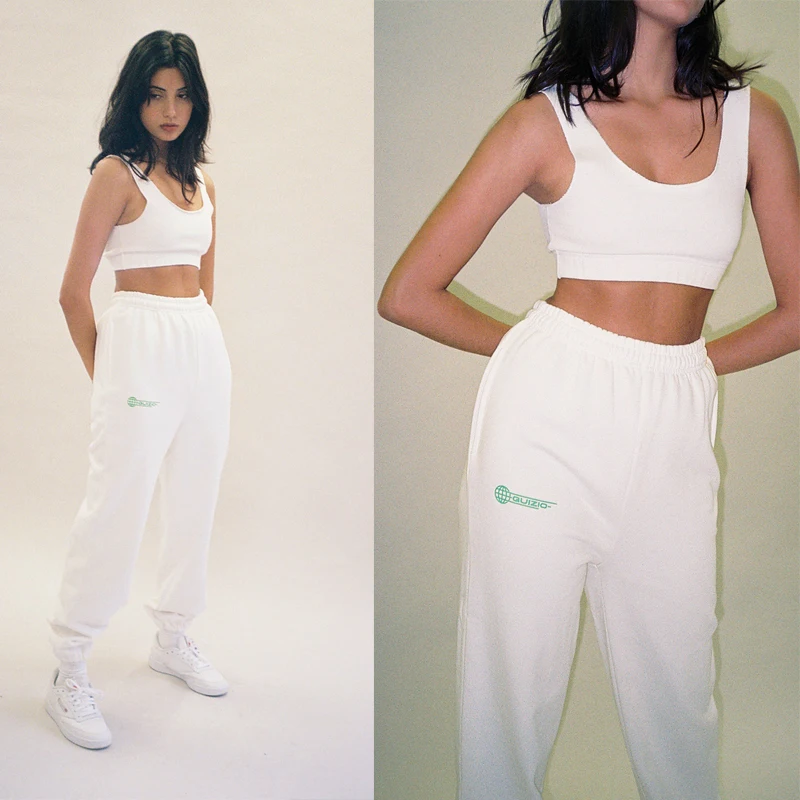 

[Spot] guizio autumn and winter plus velvet version of French terry leisure sports pants leisure sports