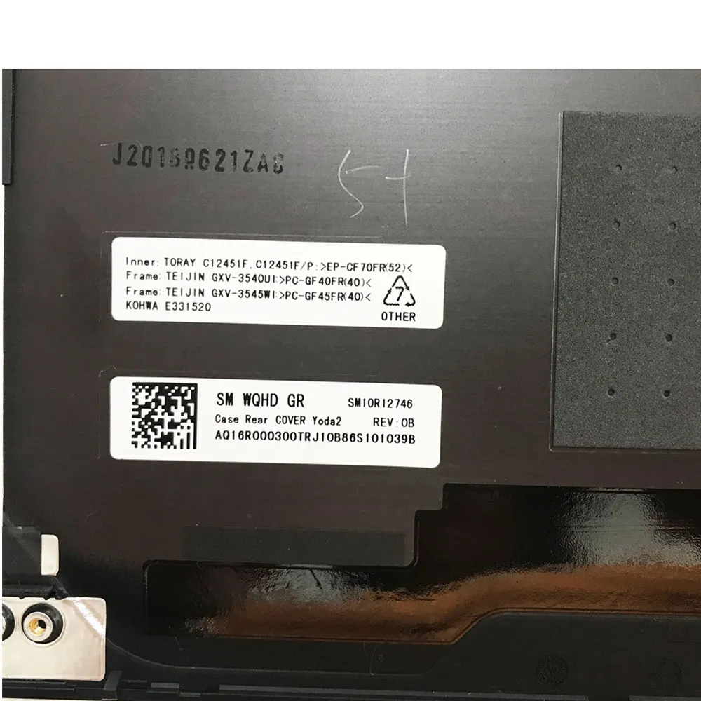 Online Baru/Orig Untuk Lenovo Thinkpad X1 Karbon 6th Gen LCD Tutup Belakang Penutup Belakang WQHD Casing Atas Twi 01YU642