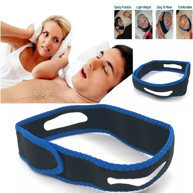 Neoprene Anti Snore Stop Snoring Chin Strap Belt Better Breath Device Sleep Support Apnea Sleeping Care Tools | Красота и здоровье