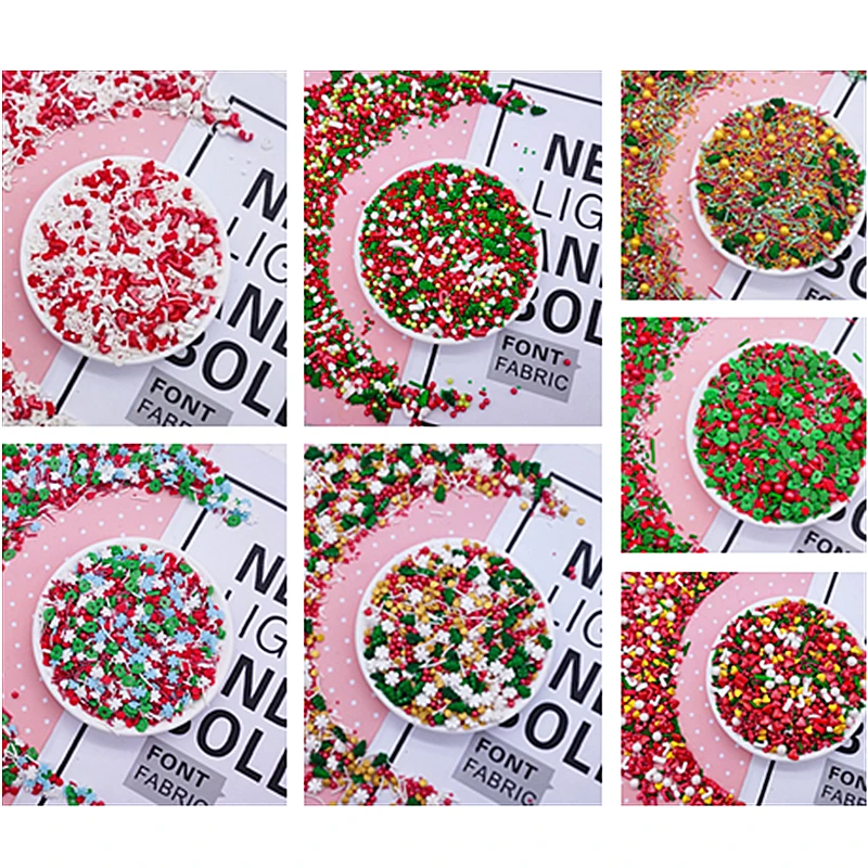 Рождество для украшения с помощью сахара посыпать Перл сахар мяч помадка Diy