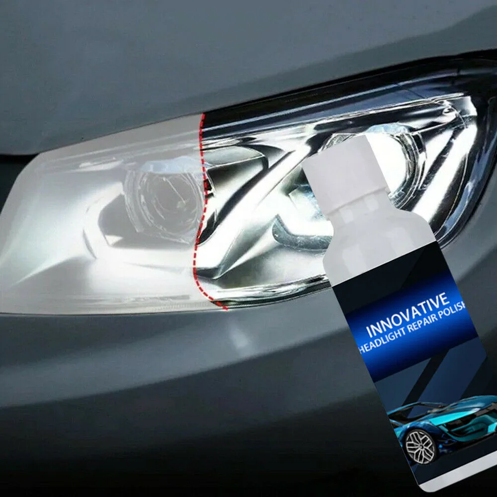 

20ml Headlight Repair Fluid Automotive Cleaner Cover Len Restorer Portable