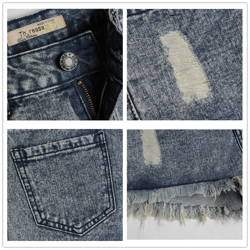 

Summer Plus Size Classic Denim Shorts For Women 2020 NEW Fashion Fringe High Waist Ripped Jeans Shorts Female Sexy Shorts K915