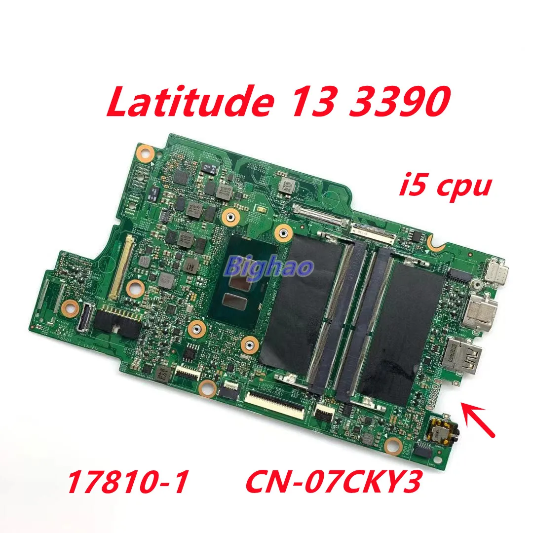 

Mainboard 28JF7 17810-1 CN-073TVN 00KJ0J 0K3GFH with i5-8250U/8350U For DELL Inspiron 13 5379 3390 15 5779 Laptop motherboard