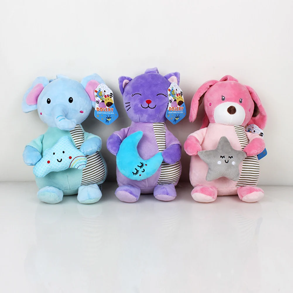 Educational Crib Soft Bed Bells Toddler Musical Tail Mobiles Dolls Baby Rattles Cute Plush Toys Hanging Cartoon Animal | Игрушки и хобби