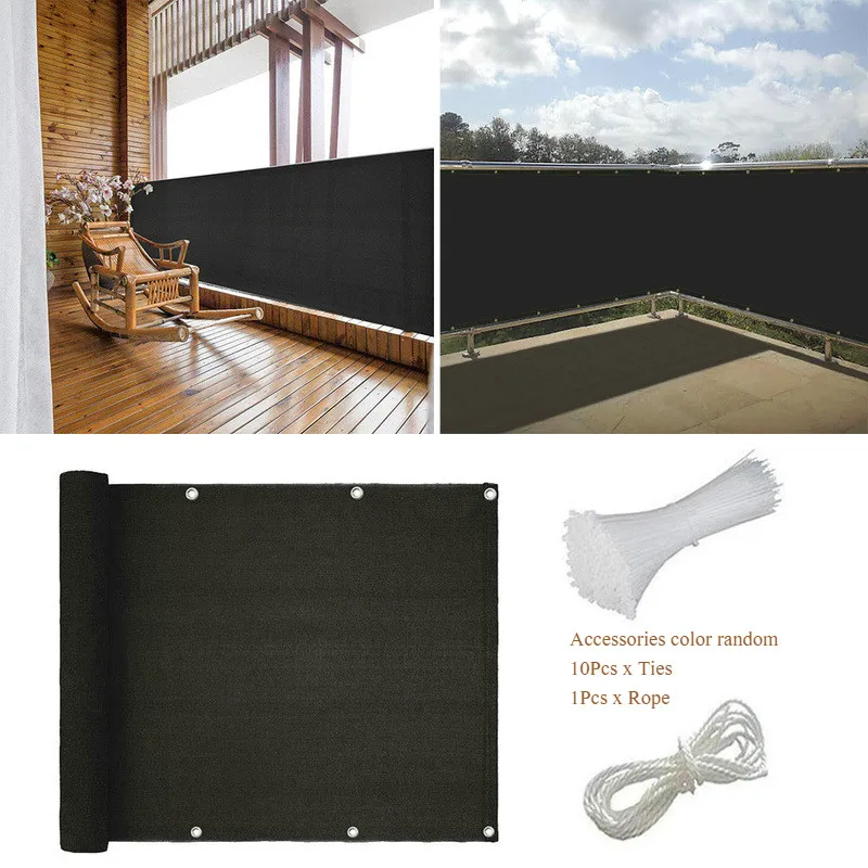 Наружная Солнцезащитная сетка для балкона с защитой от УФ лучей экран панель