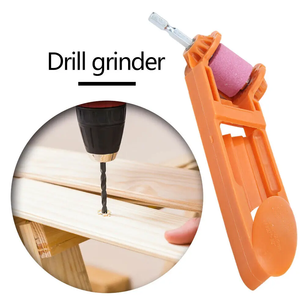 

Portable Drill Bit Sharpener Sharpening Tool Corundum Resisting Grinding Wheel For Grinding Iron Drill High-hardness Drill Bits