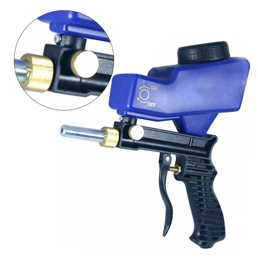 Гравитационный Пескоструйный инструмент пневматический небольшой ржавчины