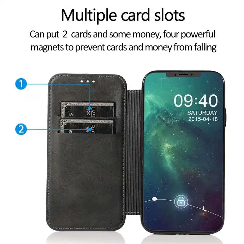 Магнитный чехол для iPhone 11 Pro Max, чехол из искусственной кожи, закрытый флип-чехол для телефона, чехол для iPhone 11Pro Max Iphone11, чехол