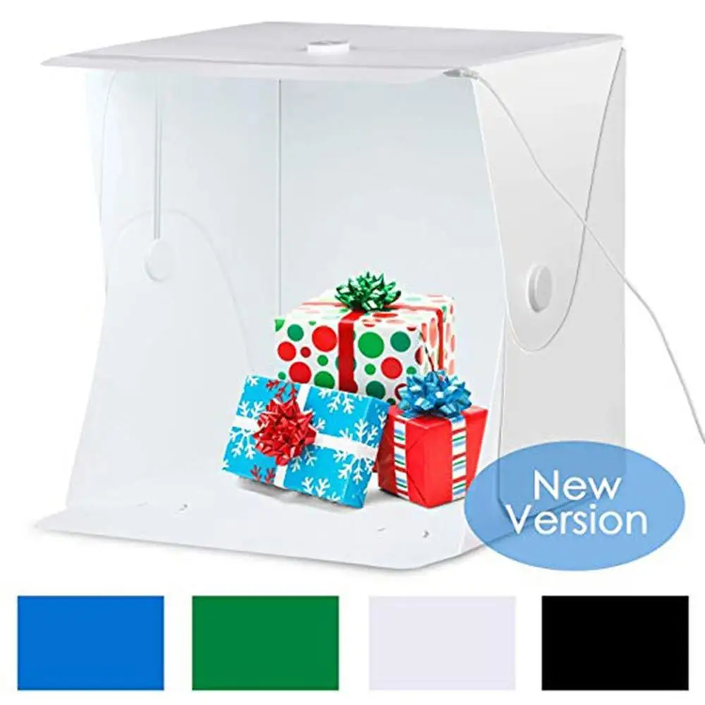 Софтбокс складной большого размера со светодиодной подсветкой 40 см 4 цвета |