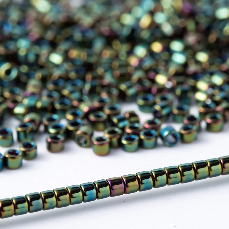 Taidian DB40 Медь покрытием Miyuki металлик Seedbeads для рождественское платье аксессуары 1/3 г/лот 1,6x1,3 мм