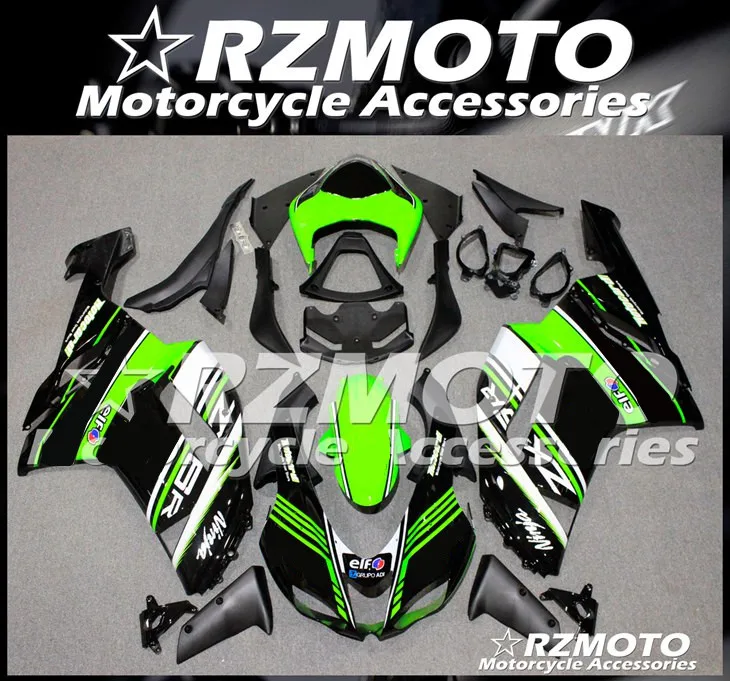 

Новый ABS мотоцикл весь обтекатель комплект подходит для Kawasaki Ninja ZX-6R 636 07 08 ZX6R 2007 2008 на заказ бесплатно хороший зеленый