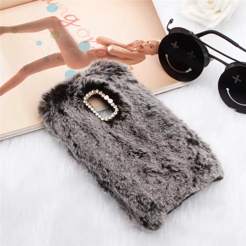 

Rabbit Fur Case for Xiaomi Mi 11 10 10t Lite 8 9 Note 10 Pro Redmi 4A 5A 6A 7A 8A Note 4X 5 6 7 8 Pro Bling Plush Phone Cover
