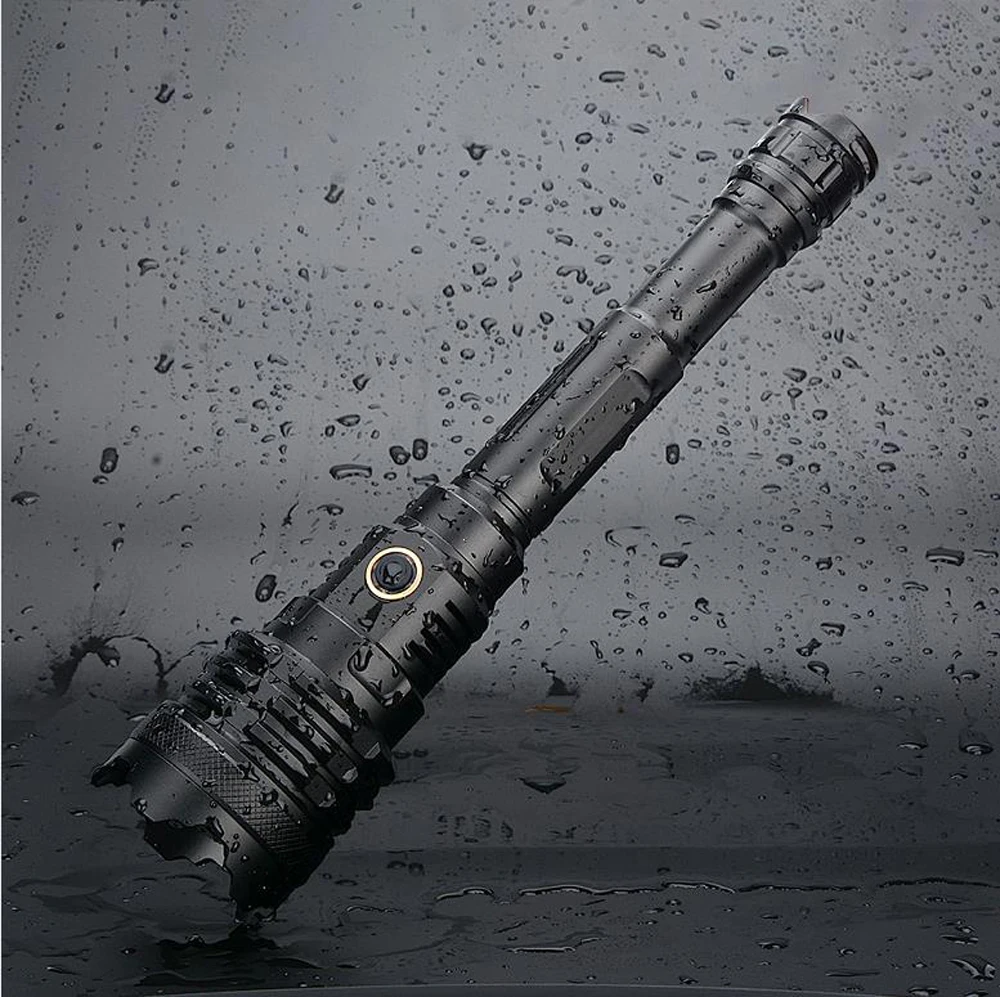 저렴한 방수 16 코어 XHP110 LED 전술 손전등, 줌 야외 사냥 캠핑 전구 야외 휴대용 랜턴 작업 빛