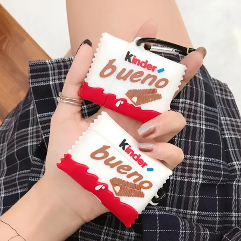 Горячая милый kinder chocolate беспроводной Bluetooth чехол для наушников AirPods Pro на